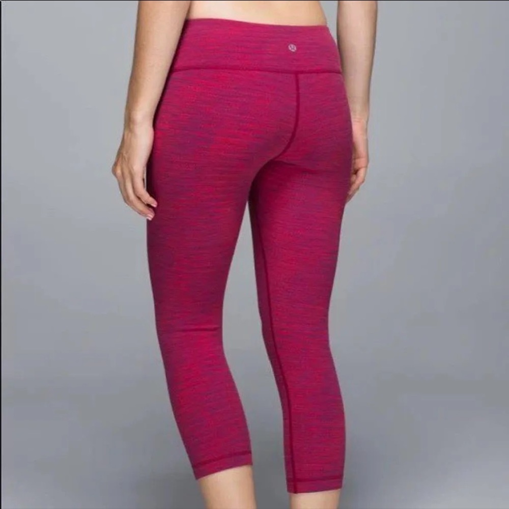 Lululemon Wunder Under Crop Leggings